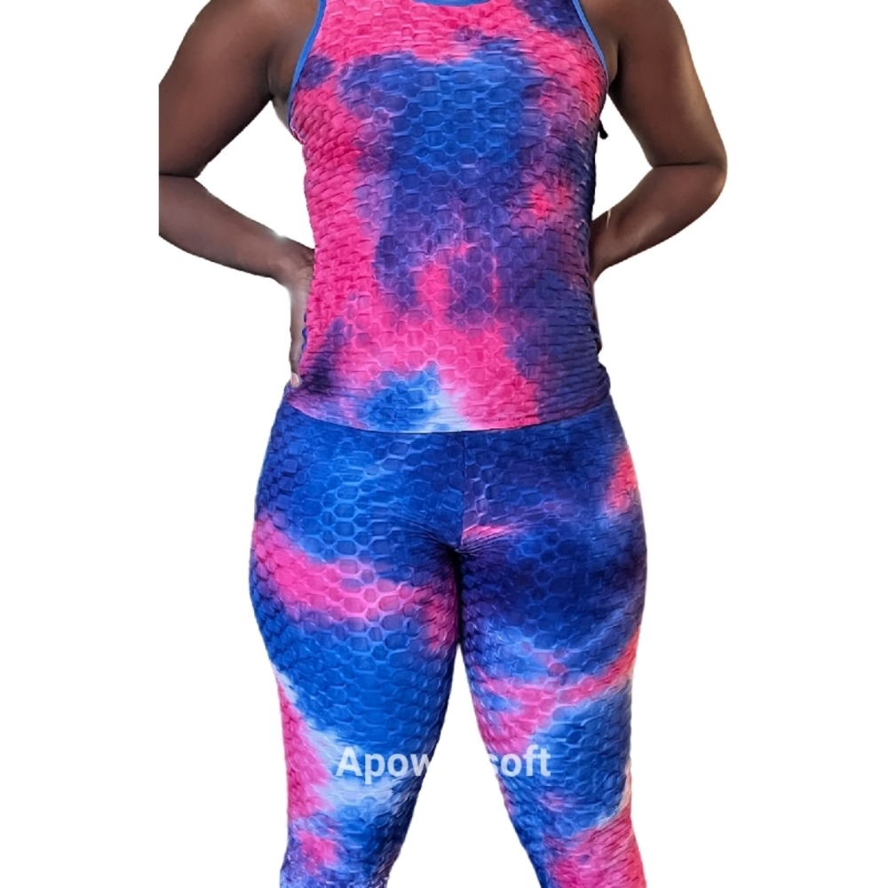 Multi color work out suit